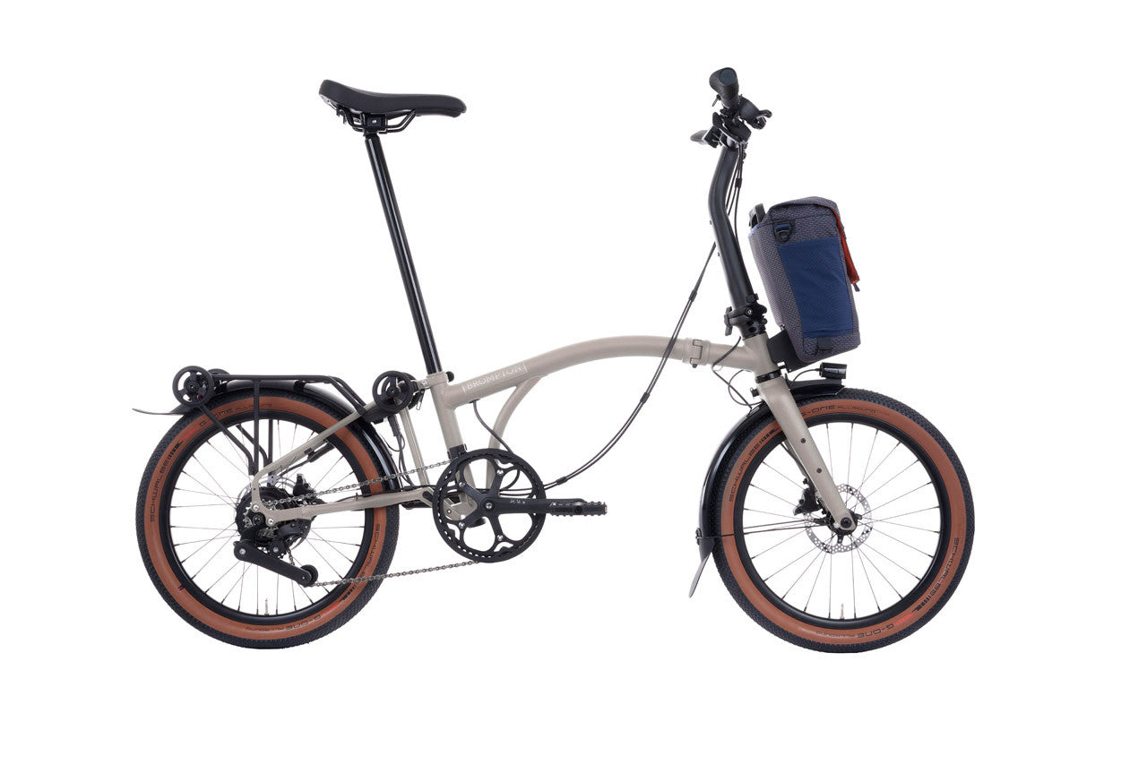 Brompton G line electric Traildust White